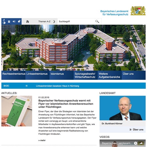 Landesamt für Verfassungsschutz – auf Basis des Standardmandanten